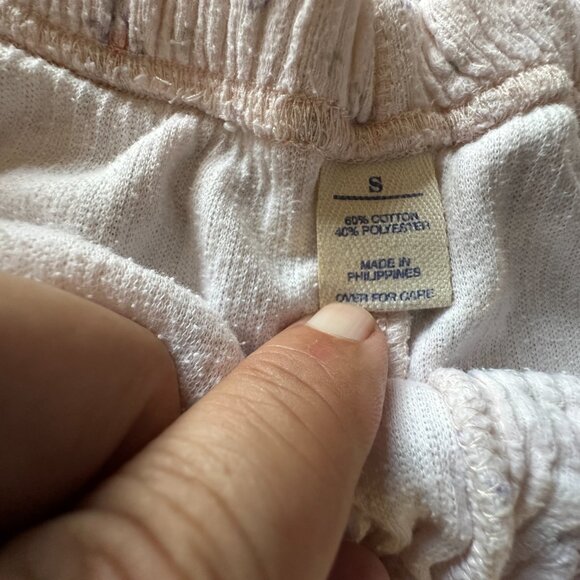 Vintage Victoria's Secret Pink Floral Thermal Henley Small - Picture 8 of 8